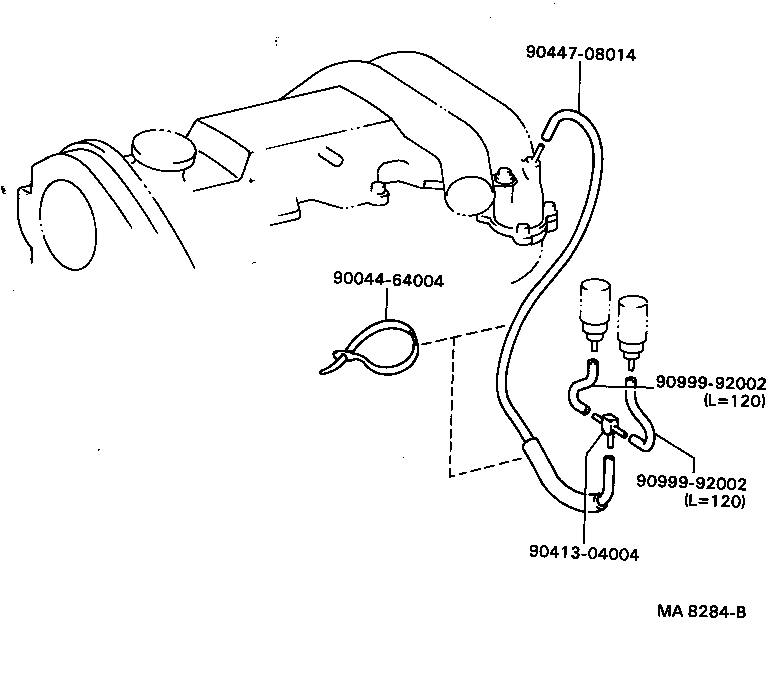 88690-87021 VALVE ASSY, VACUUM SWITCHING product image