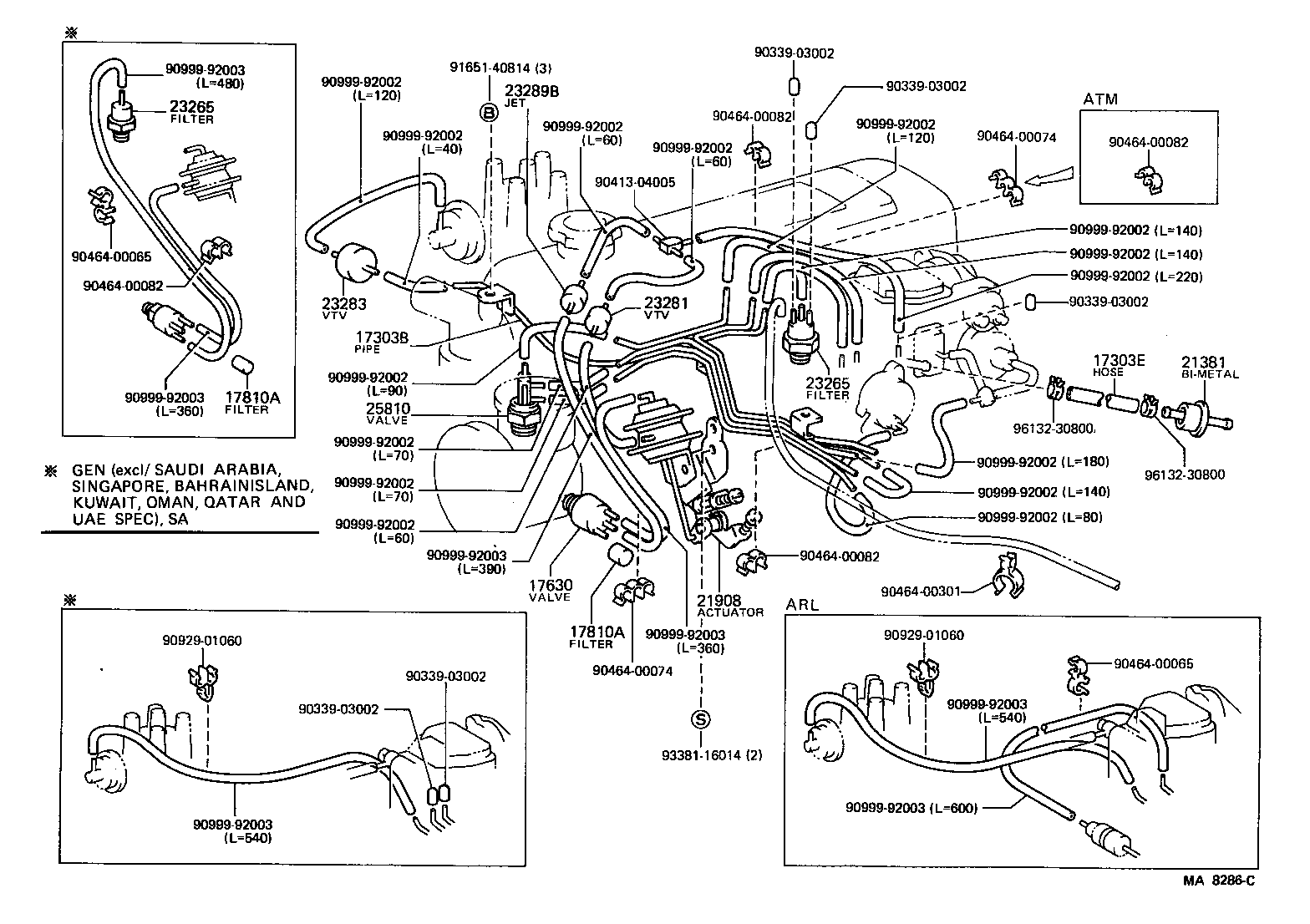 17680-73010 VALVE ASSY, MIXTURE CONTROL product image