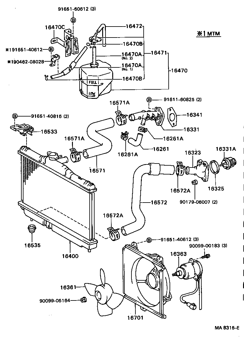 16470-74170 TANK ASSY, RADIATOR RESERVE product image