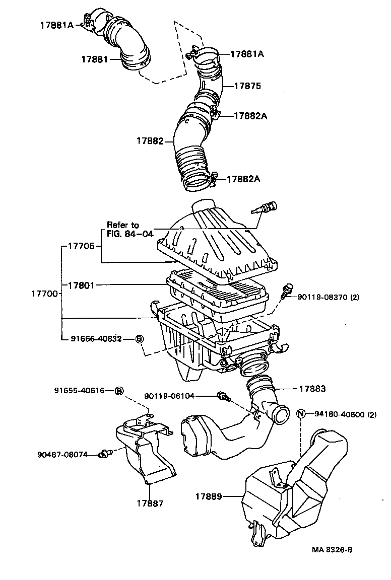 17700-63100 CLEANER ASSY, AIR product image