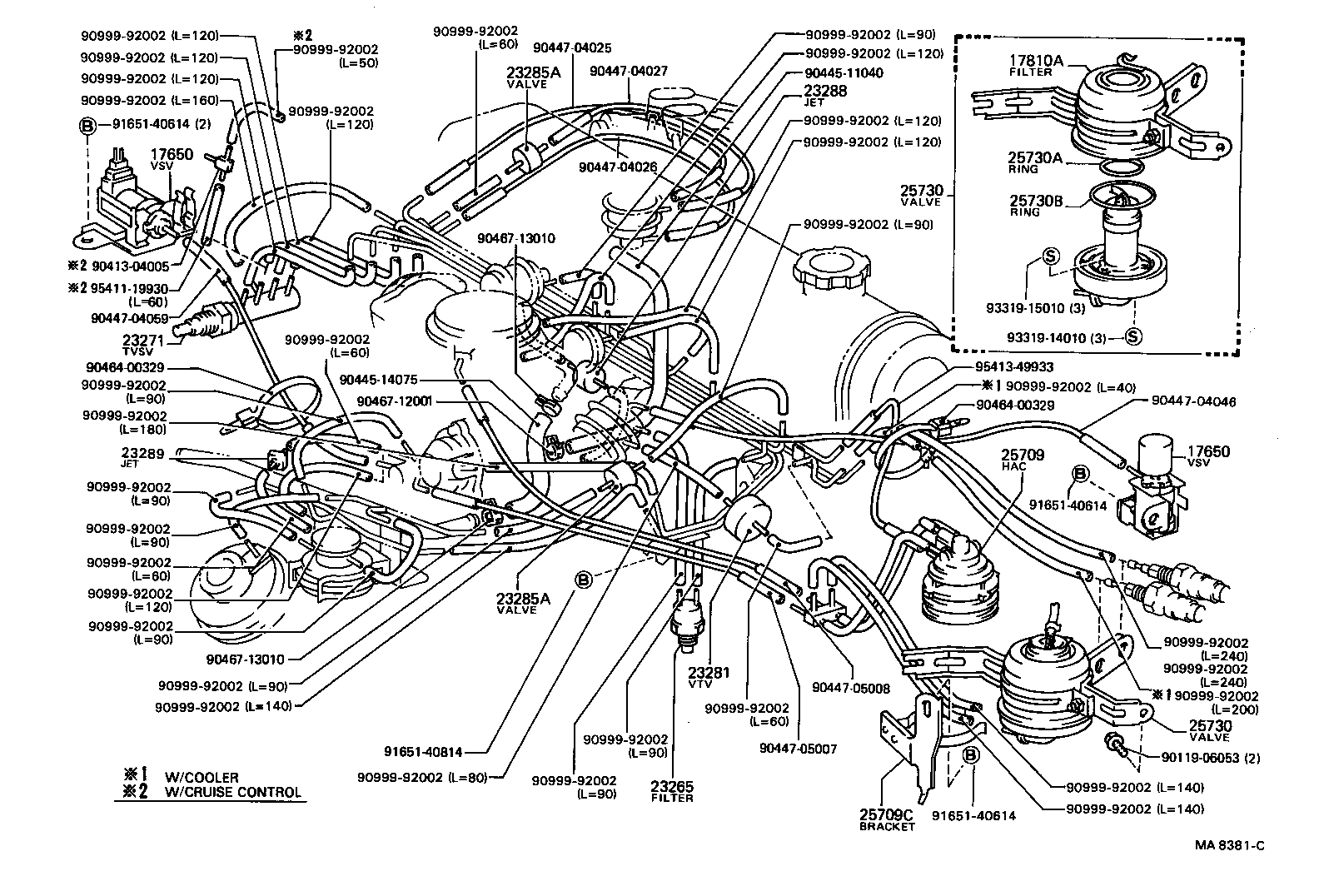 17630-70010 VALVE ASSY, AIR CONTROL product image