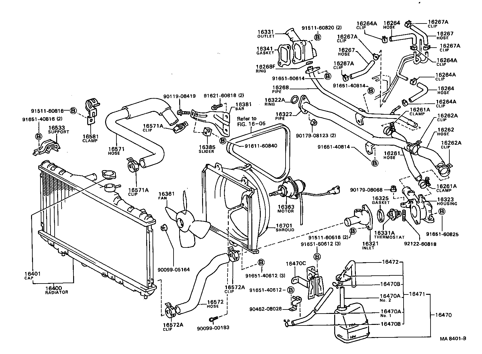 16304-74010 OUTLET, WATER product image