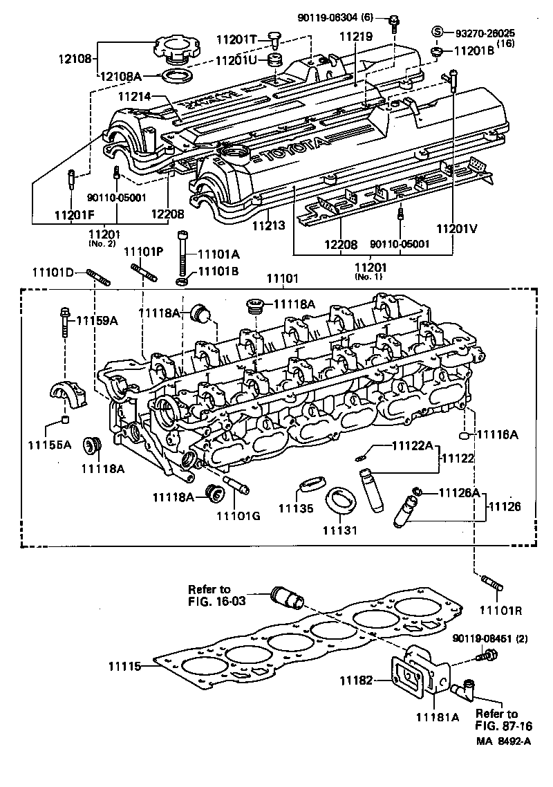 92122-61080 BOLT, STUD(FOR WATER OUTLET) product image