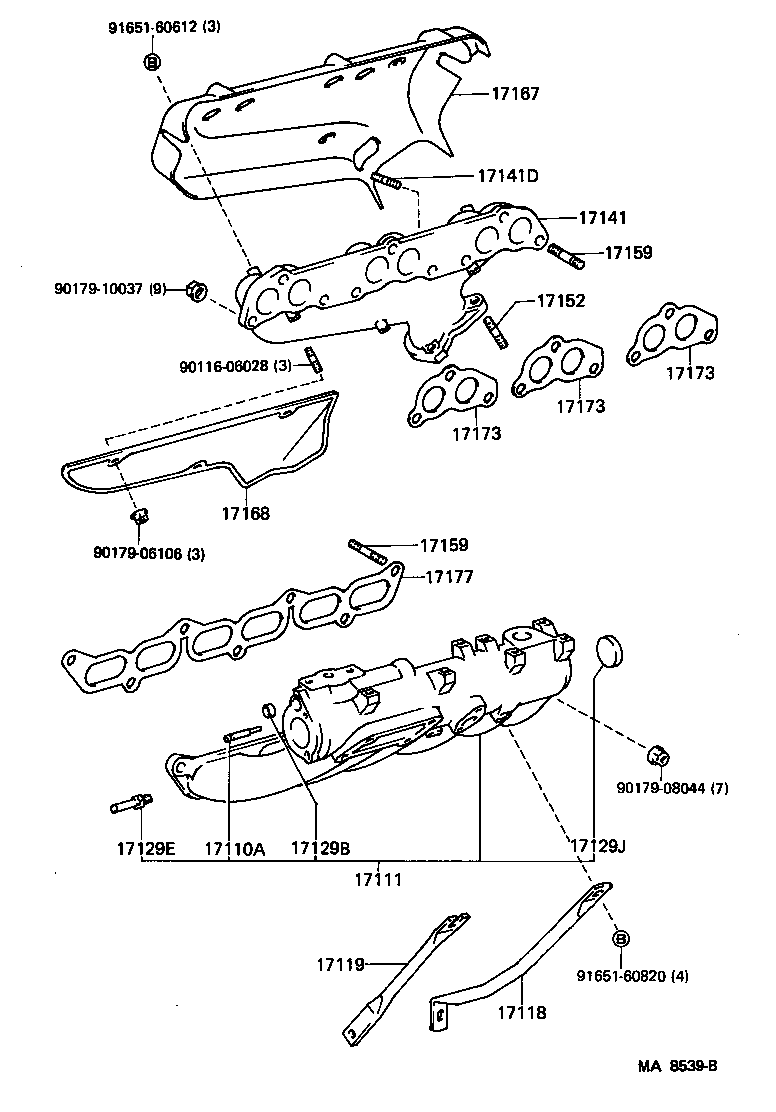 17064-70010 HOUSING SUB-ASSY, ROTOR product image