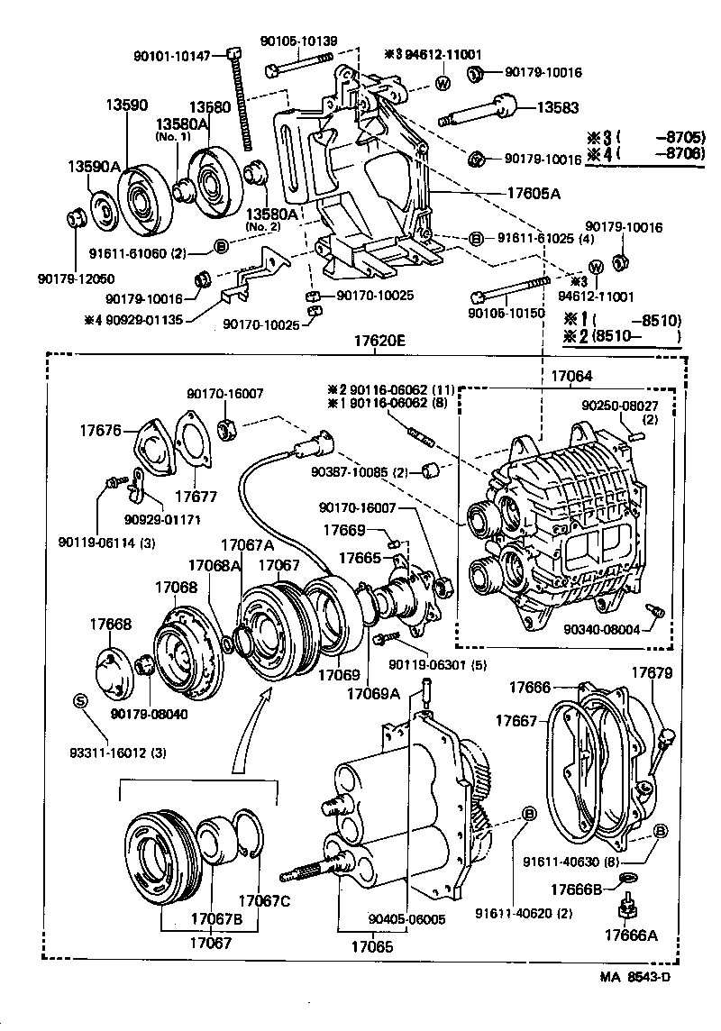 17064-70010 HOUSING SUB-ASSY, ROTOR product image