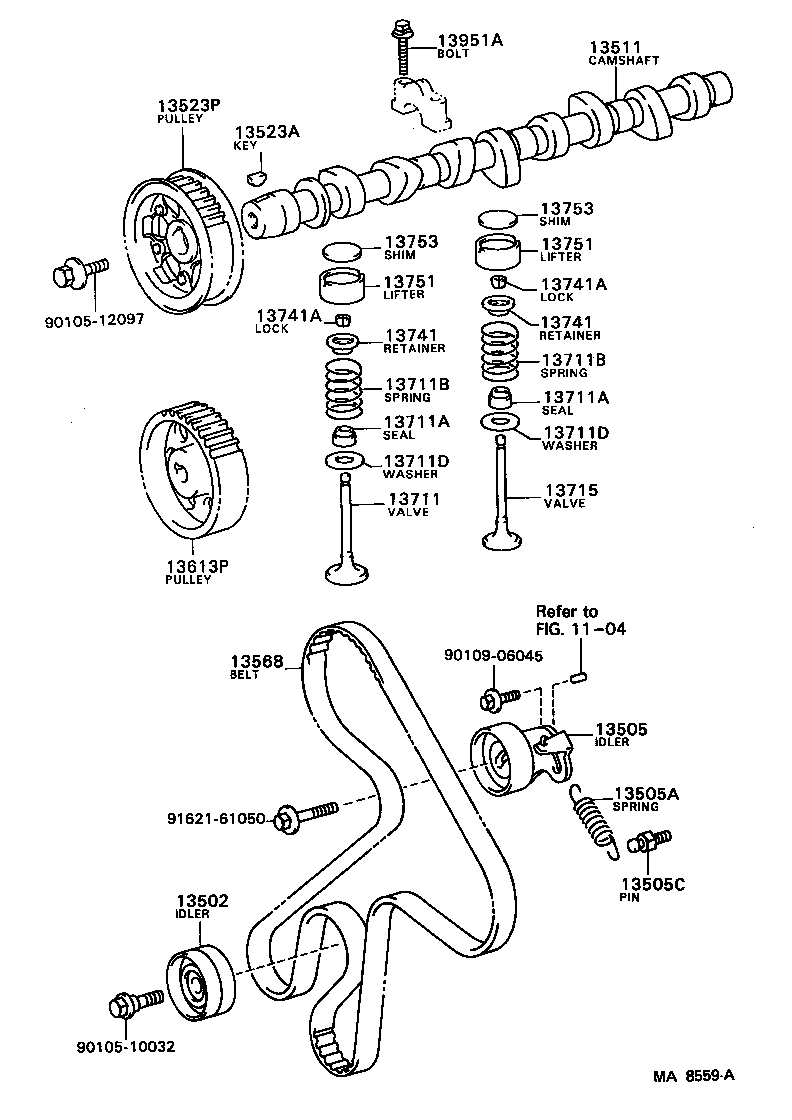 90501-42010 SPRING, COMPRESSION(FOR INNER) product image