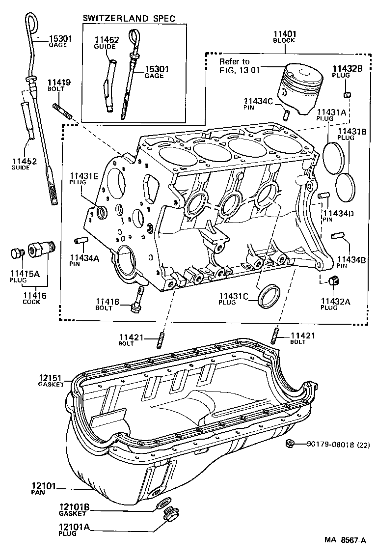 12101-64050 PAN SUB-ASSY, OIL product image