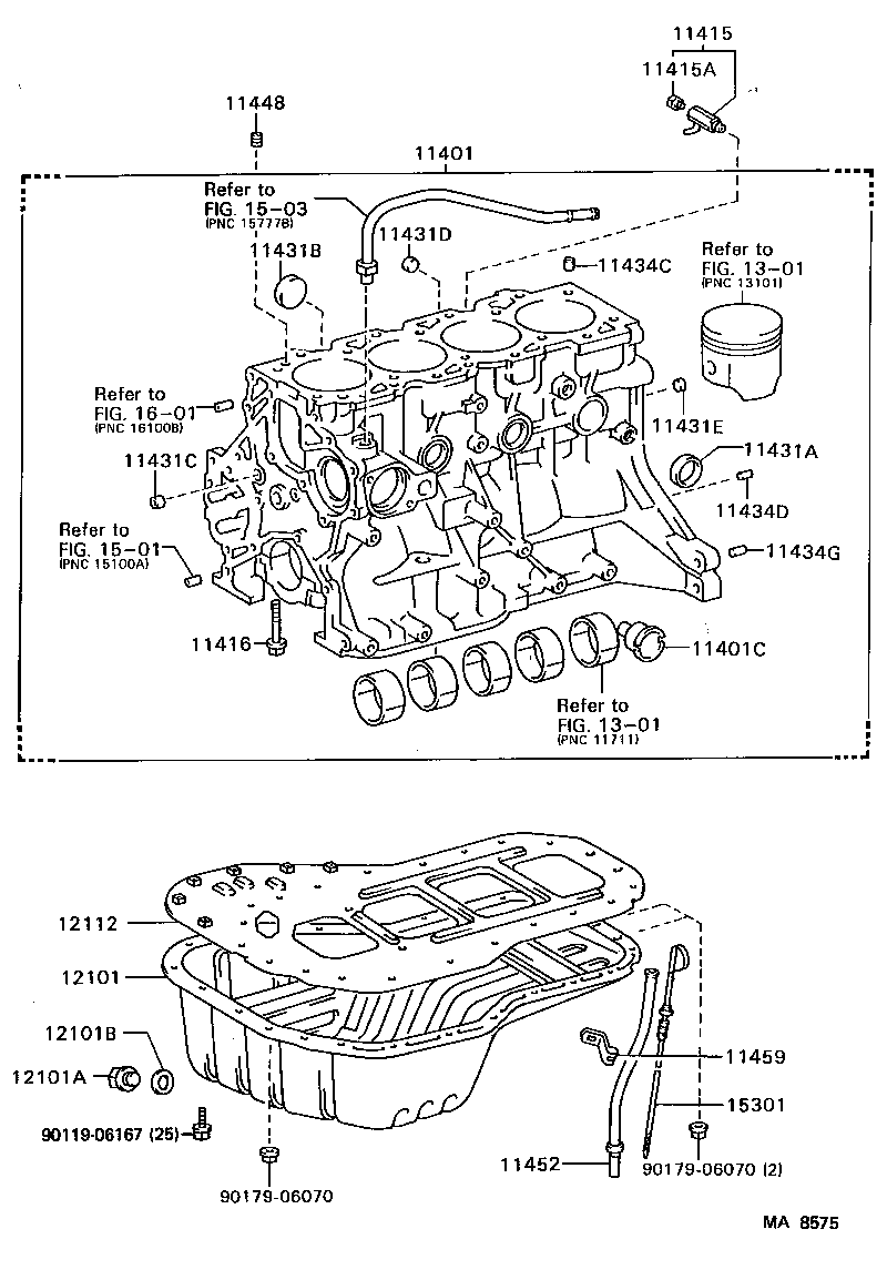 12101-64050 PAN SUB-ASSY, OIL product image