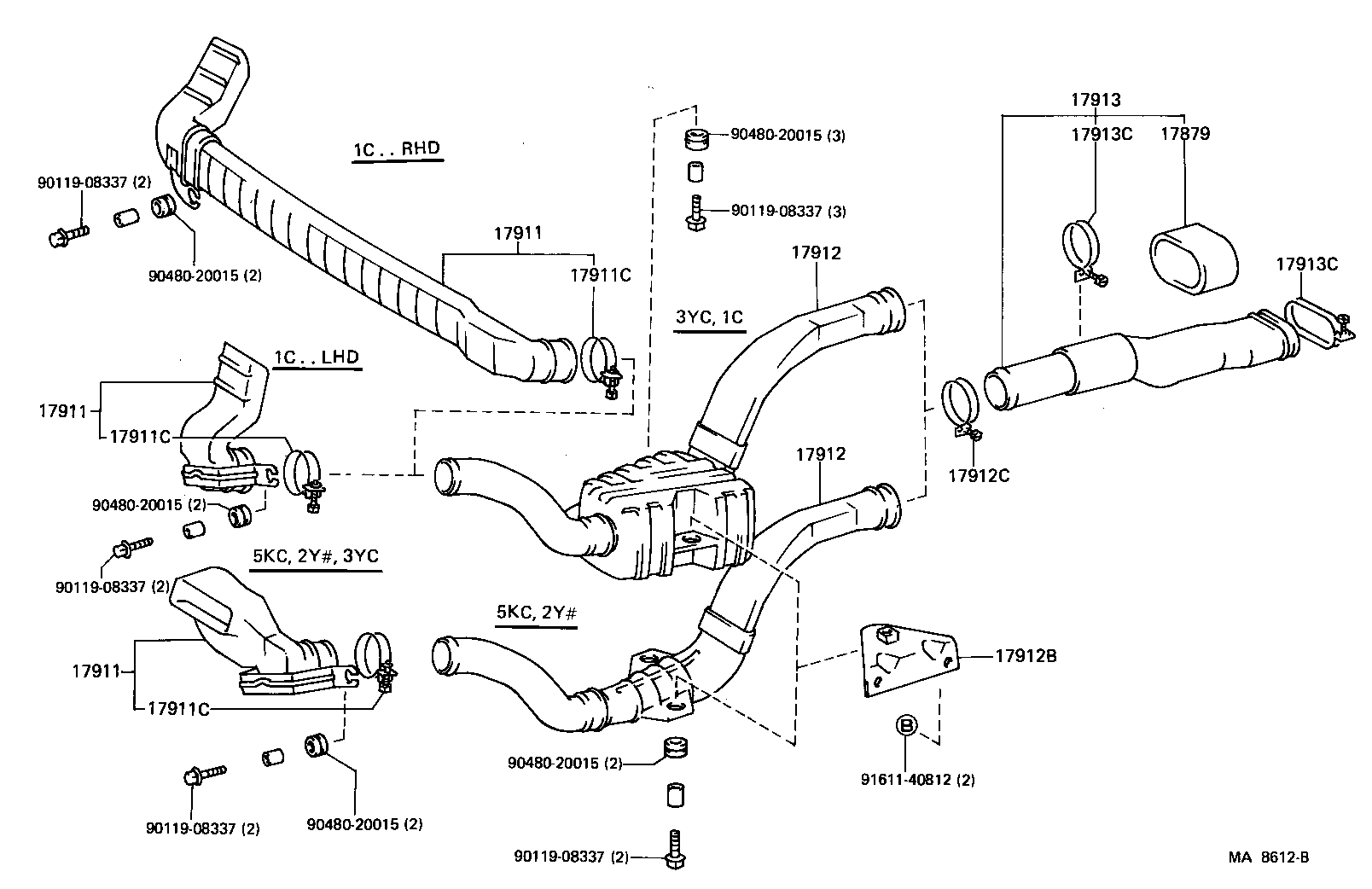 17705-13130 CAP SUB-ASSY, AIR CLEANER product image