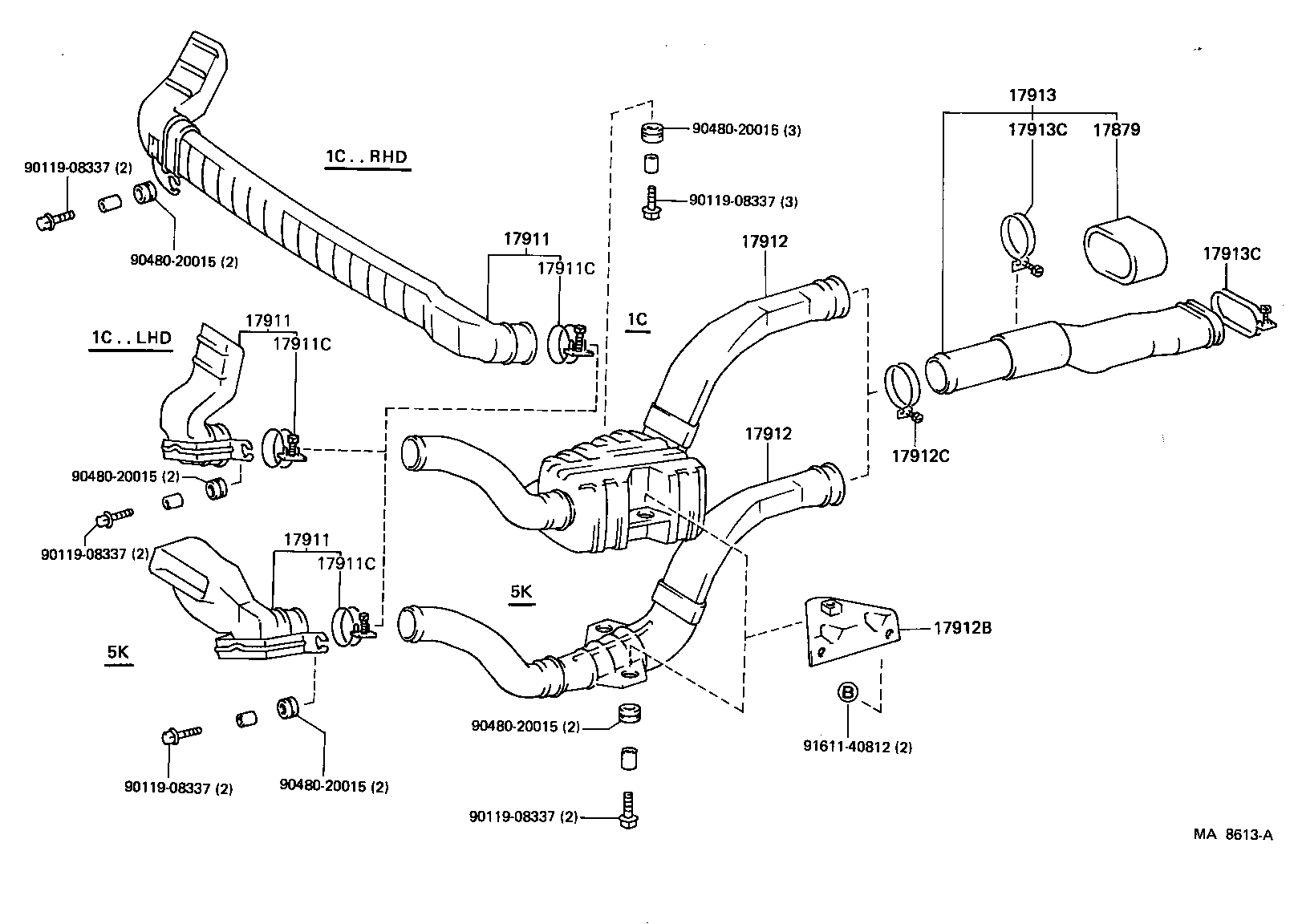 17061-13040 DIAPHRAGM SUB-ASSY product image