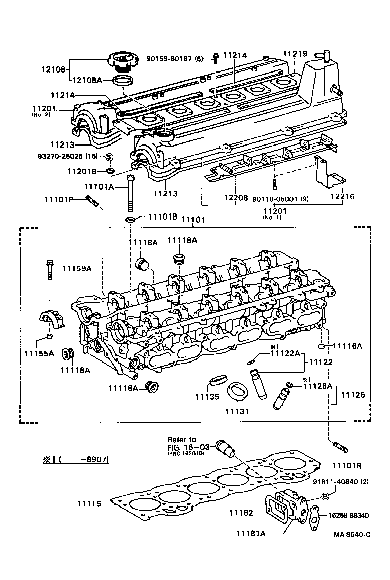 90116-10130 BOLT, STUD(FOR WATER OUTLET) product image