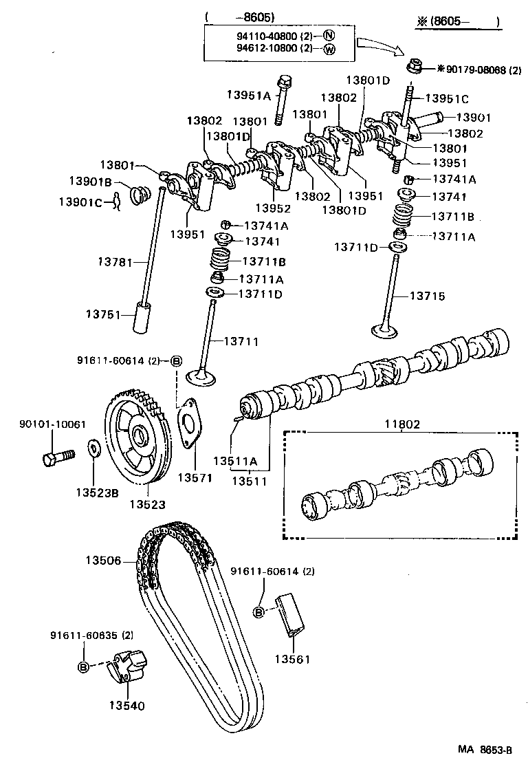 90501-42010 SPRING, COMPRESSION(FOR INNER) product image
