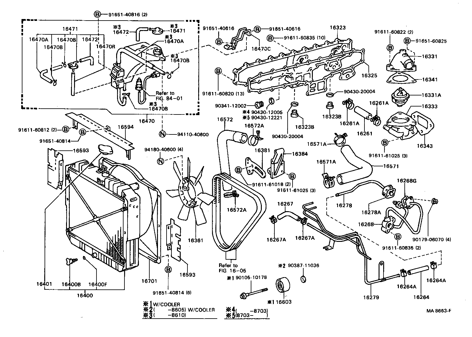 16381-58030 BAR, FAN BELT ADJUSTING product image
