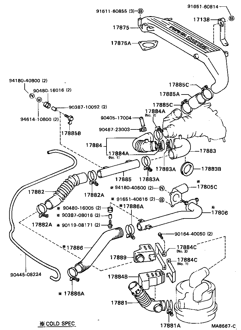 17700-68101 CLEANER ASSY, AIR product image