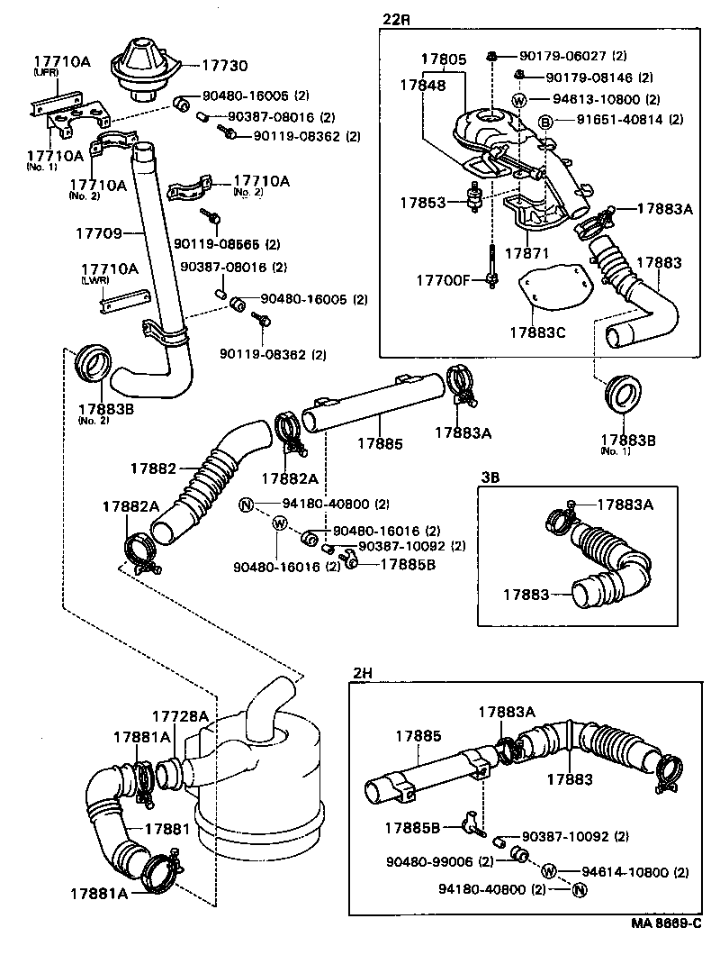 17700-58190 CLEANER ASSY, AIR product image