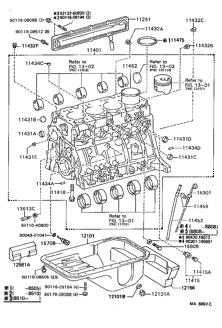 12156-58030 INSULATOR, OIL PAN product image