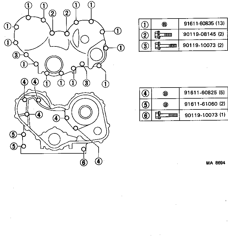 31111-60150 COVER SUB-ASSY, FLYWHEEL HOUSING product image