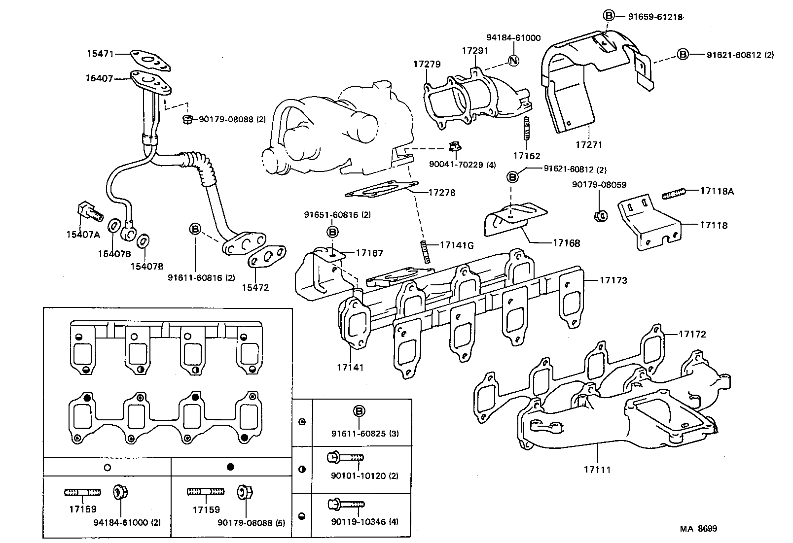 17111-58011 MANIFOLD, INTAKE product image