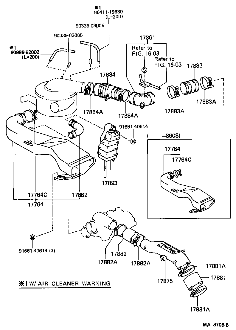17700-58180 CLEANER ASSY, AIR product image