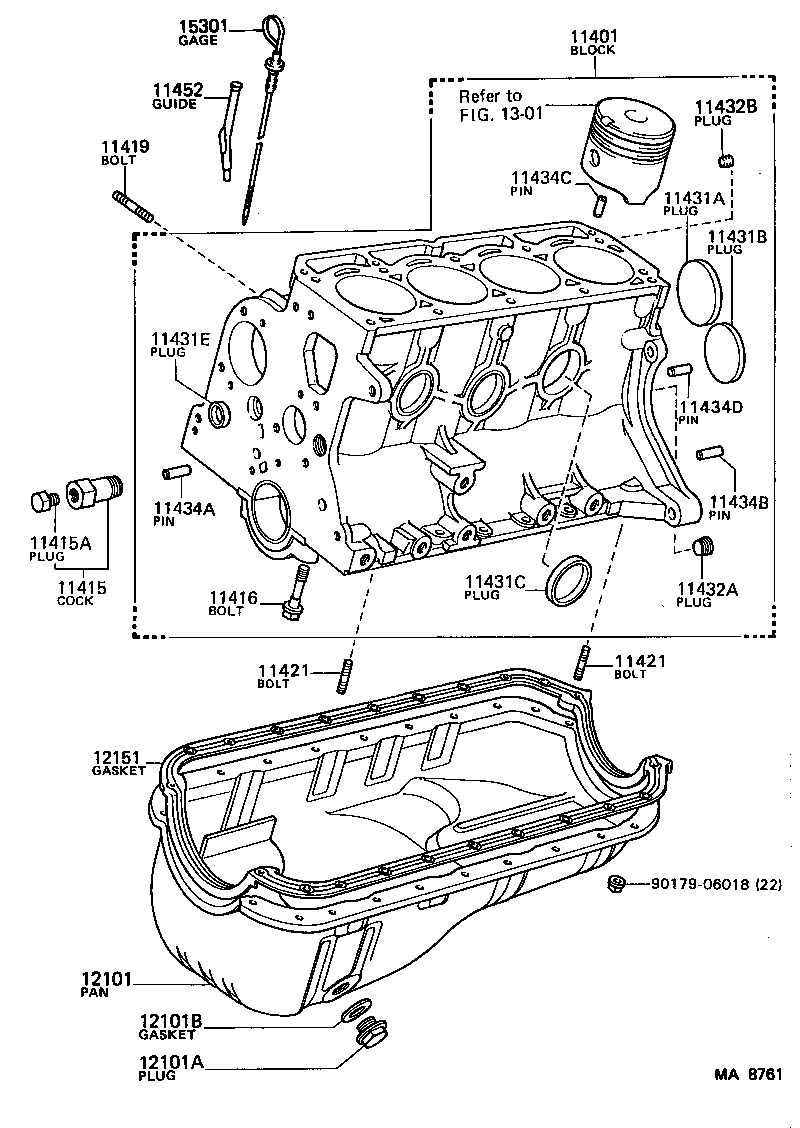 12101-64080 PAN SUB-ASSY, OIL product image