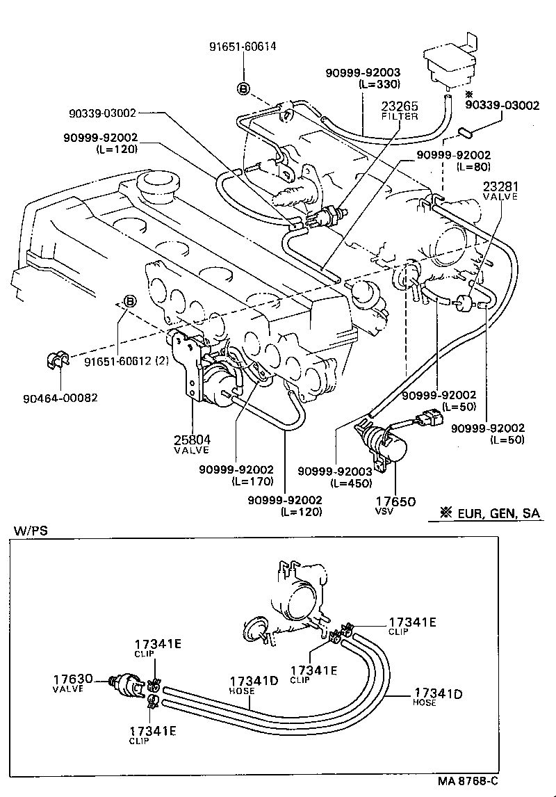 17630-70010 VALVE ASSY, AIR CONTROL product image
