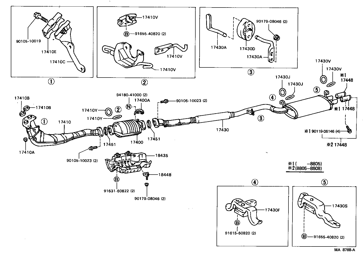 17430-70350 PIPE ASSY, EXHAUST, TAIL product image
