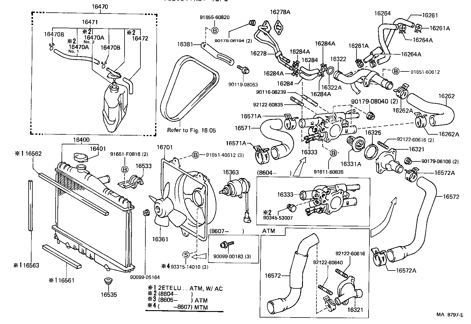 16381-11010 BAR, FAN BELT ADJUSTING product image