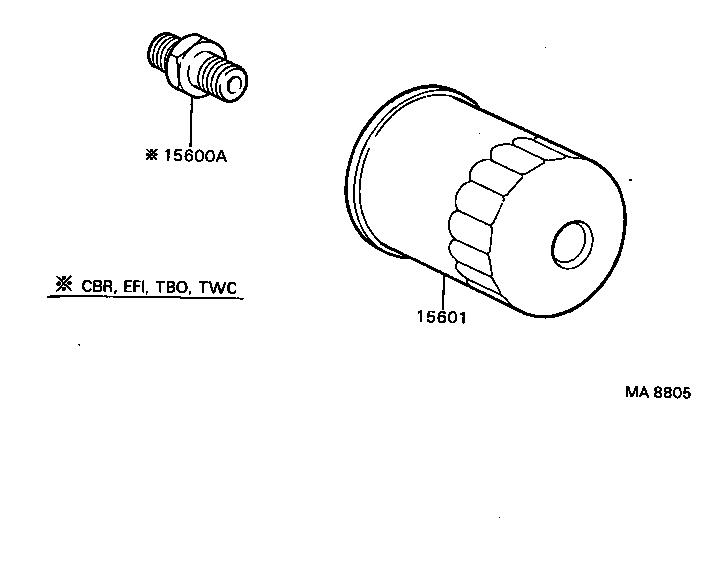 15609-54091 BRACKET SUB-ASSY, OIL FILTER product image