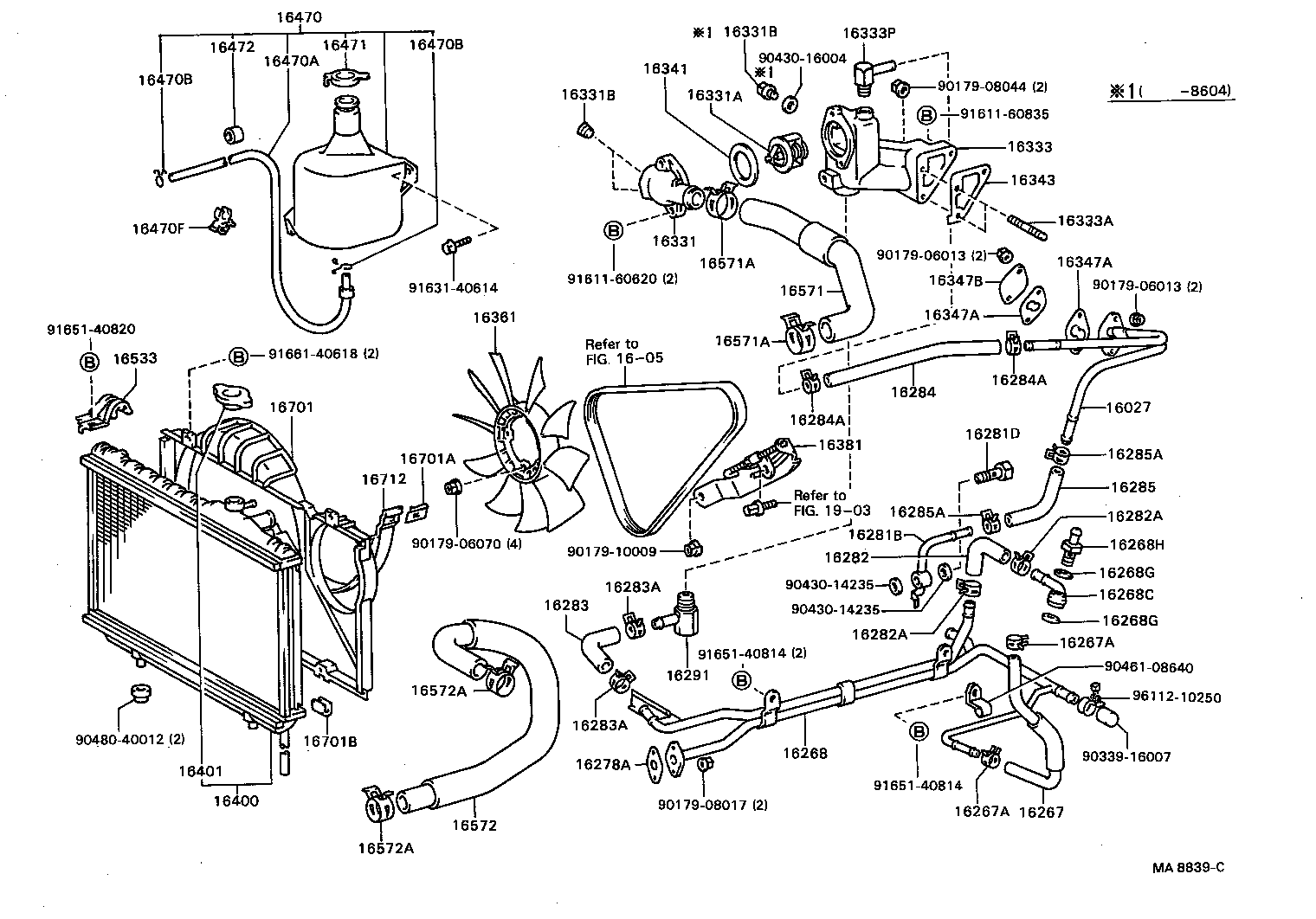 16400-70240 RADIATOR ASSY product image