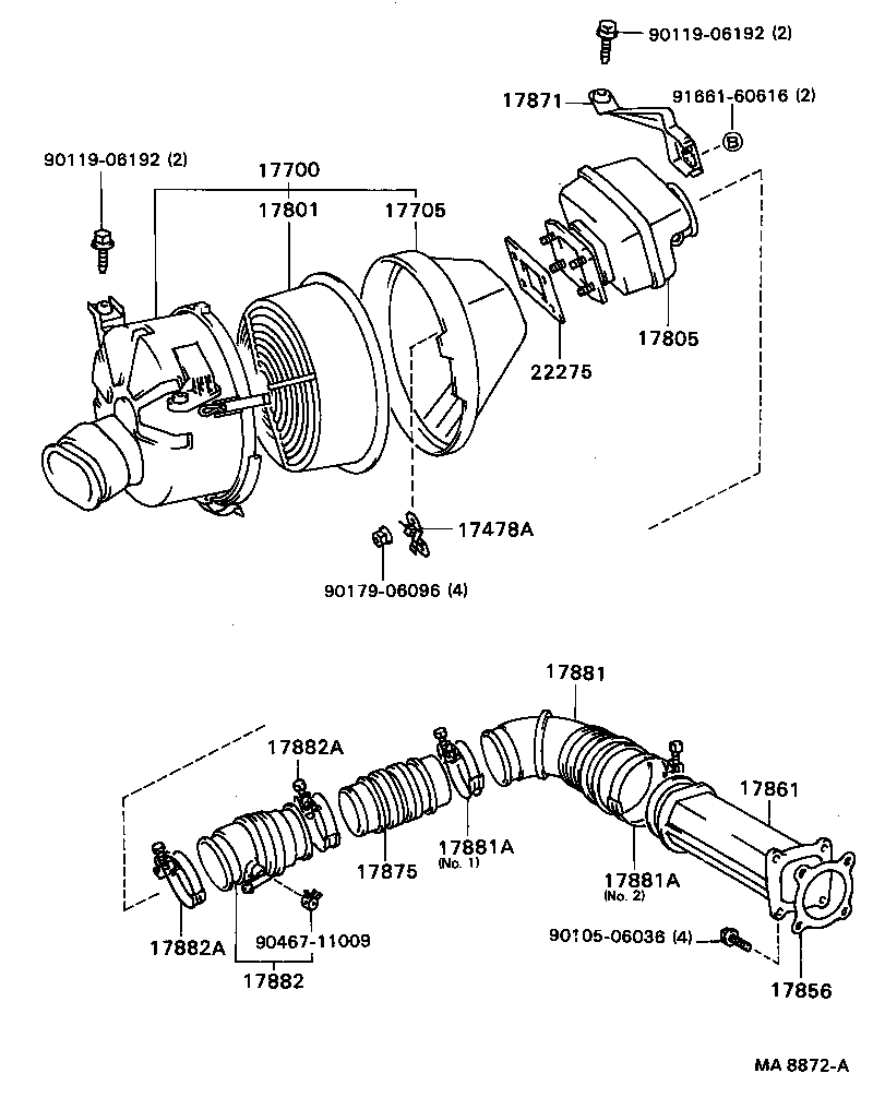 17700-70060 CLEANER ASSY, AIR product image