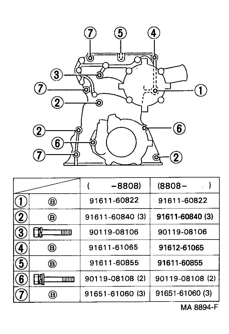 11312-54030 GASKET, FRONT END PLATE product image