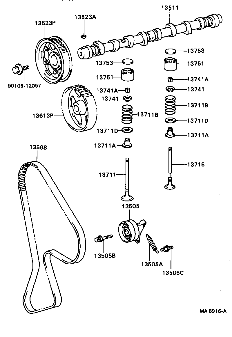13715-55010 VALVE, EXHAUST product image