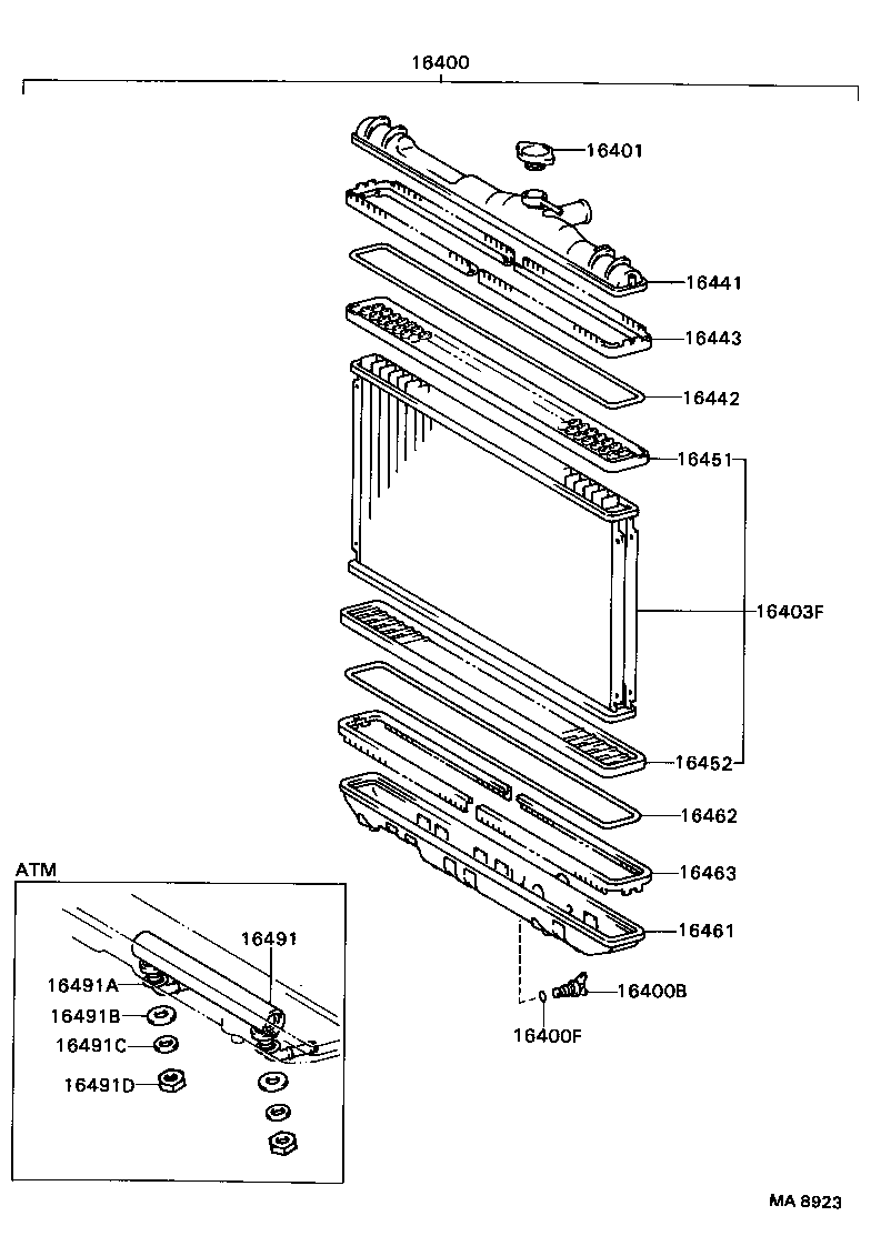16361-63020 FAN product image
