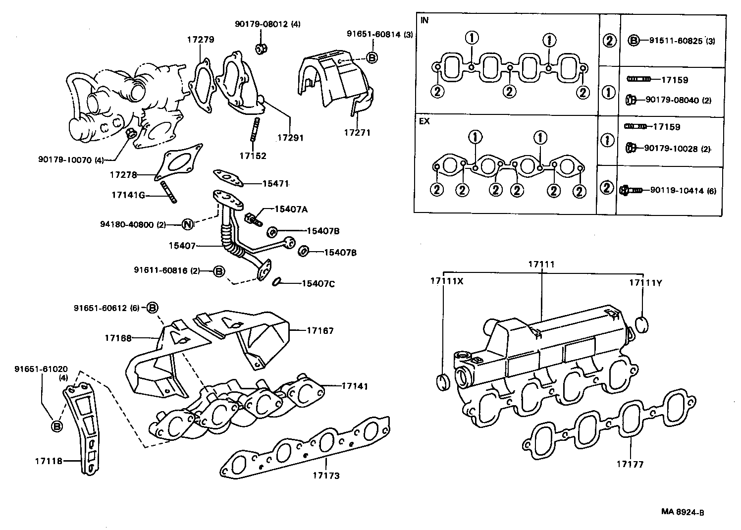 17101-55010 MANIFOLD, INTAKE product image