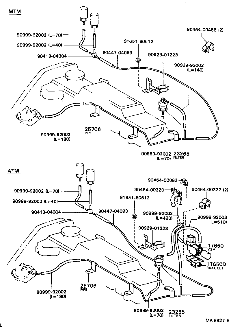 25861-55010 BRACKET, VACUUM SWITCHING VALVE product image