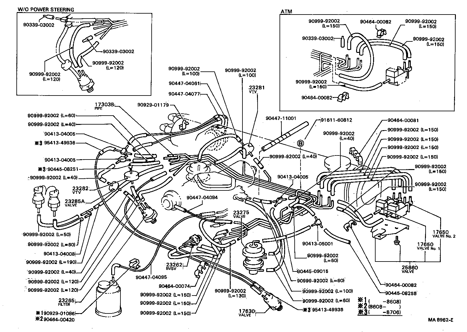 25861-55010 BRACKET, VACUUM SWITCHING VALVE product image