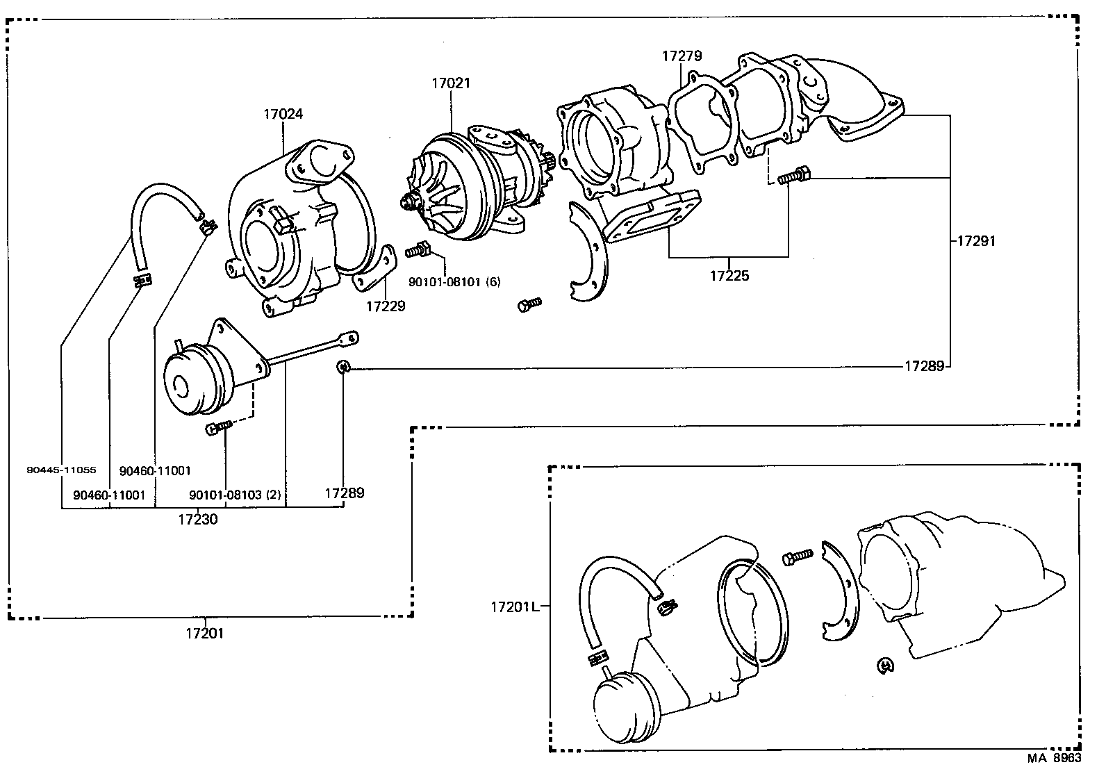17101-88300 MANIFOLD, INTAKE product image