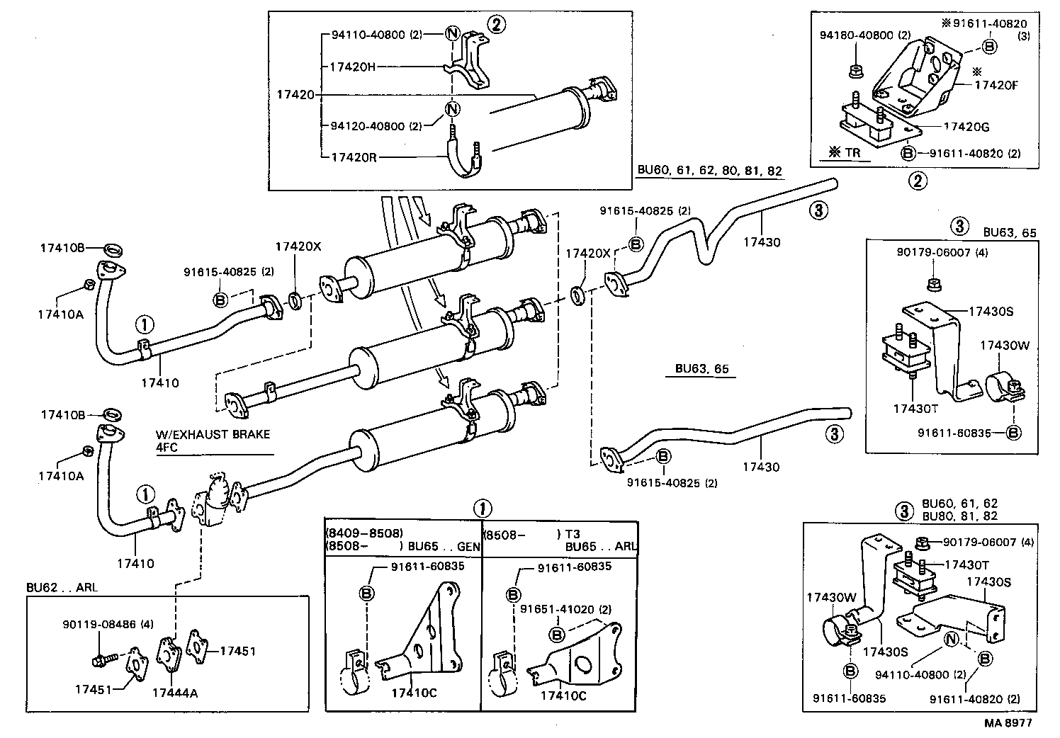 17430-58120 PIPE ASSY, EXHAUST, TAIL product image