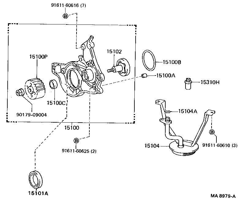 96721-24063 RING, O(FOR OIL PUMP) product image