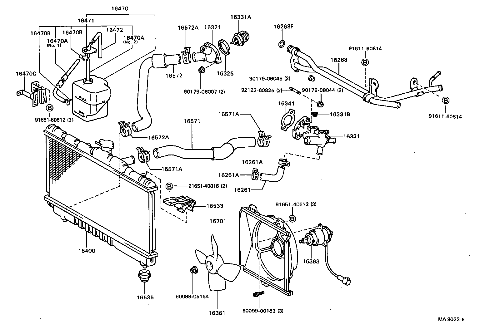 16470-74170 TANK ASSY, RADIATOR RESERVE product image