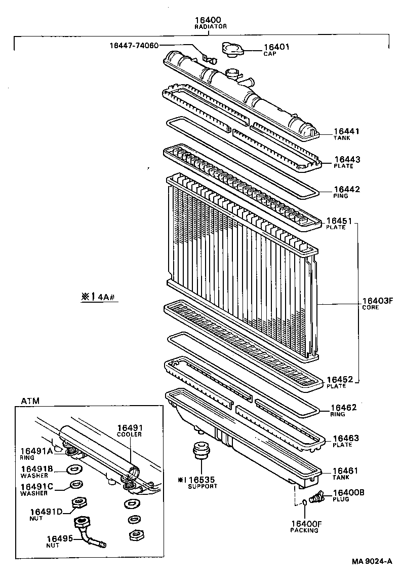 16304-74011 OUTLET, WATER product image