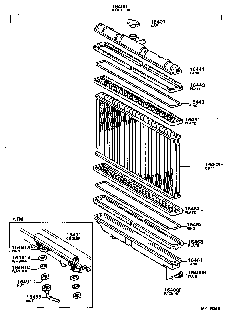 16304-74030 OUTLET, WATER product image