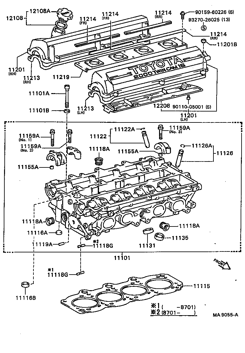 11202-62010 COVER SUB-ASSY, CYLINDER HEAD product image
