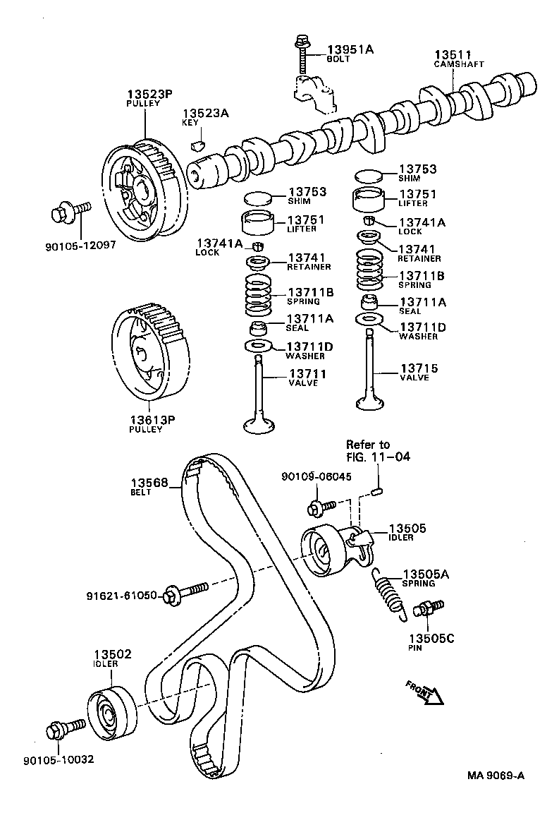 13715-62011 VALVE, EXHAUST product image