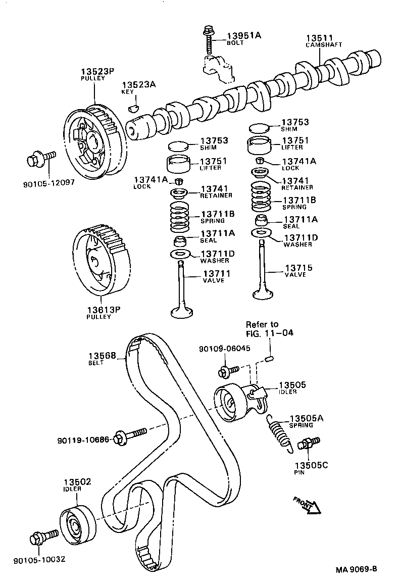 13511-64060 CAMSHAFT product image