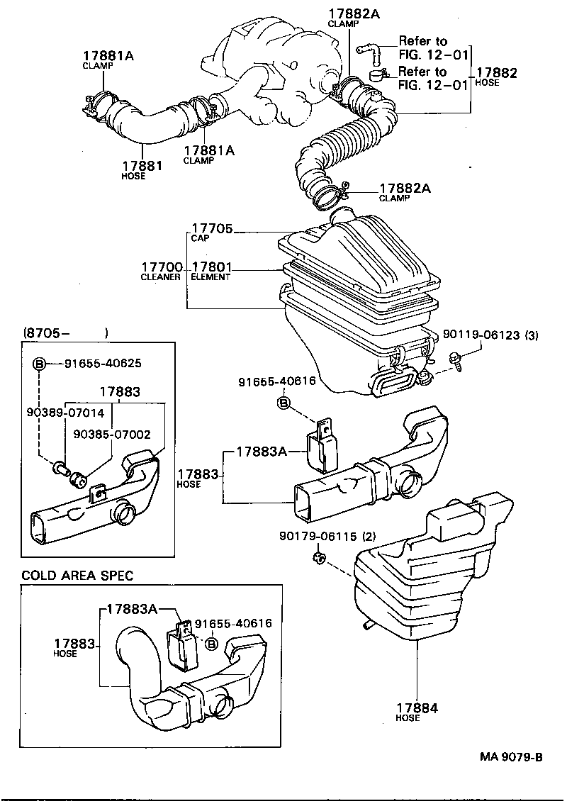 17705-62010 CAP SUB-ASSY, AIR CLEANER product image