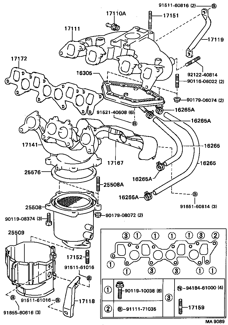 17111-62010 MANIFOLD, INTAKE product image