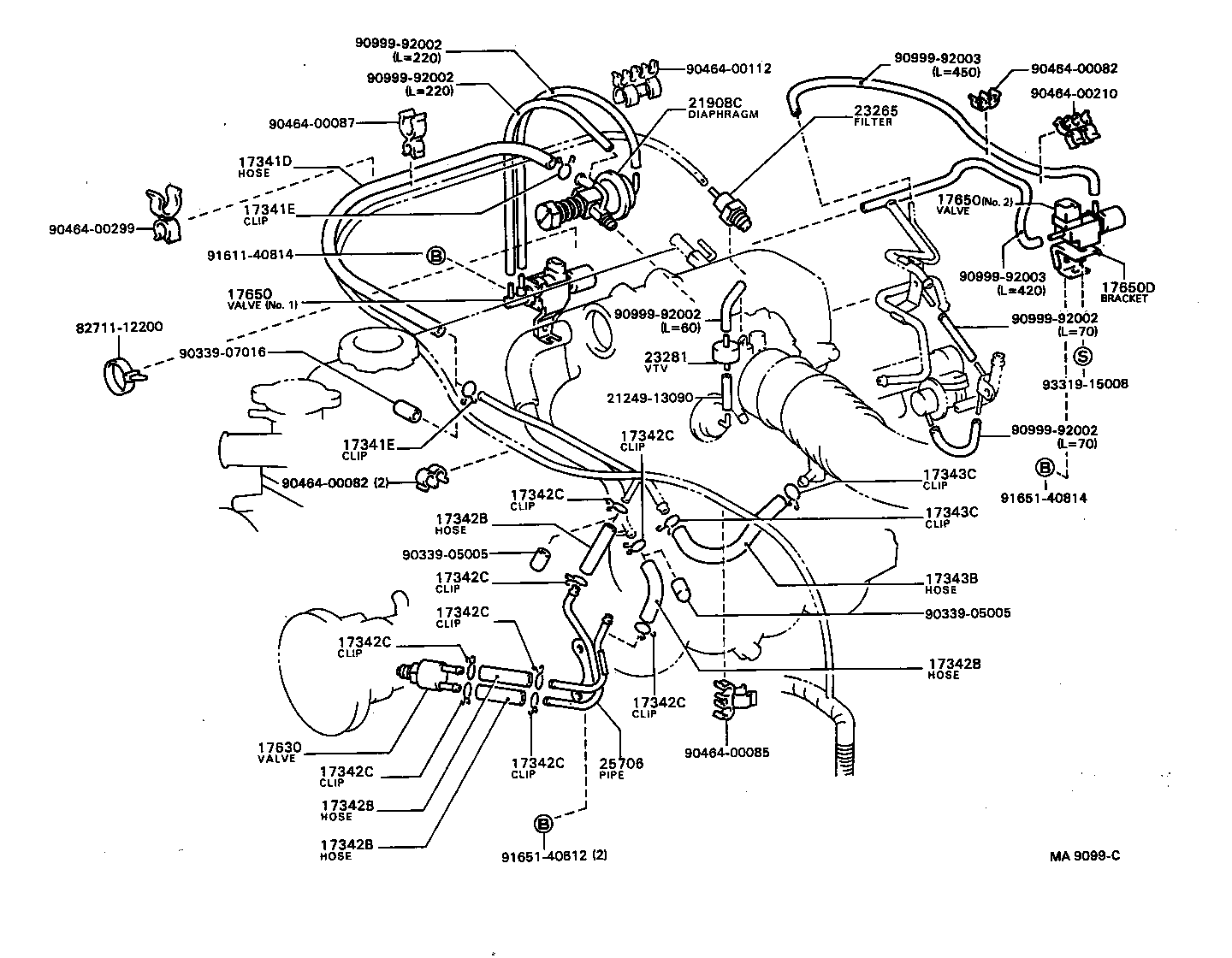88690-87021 VALVE ASSY, VACUUM SWITCHING product image