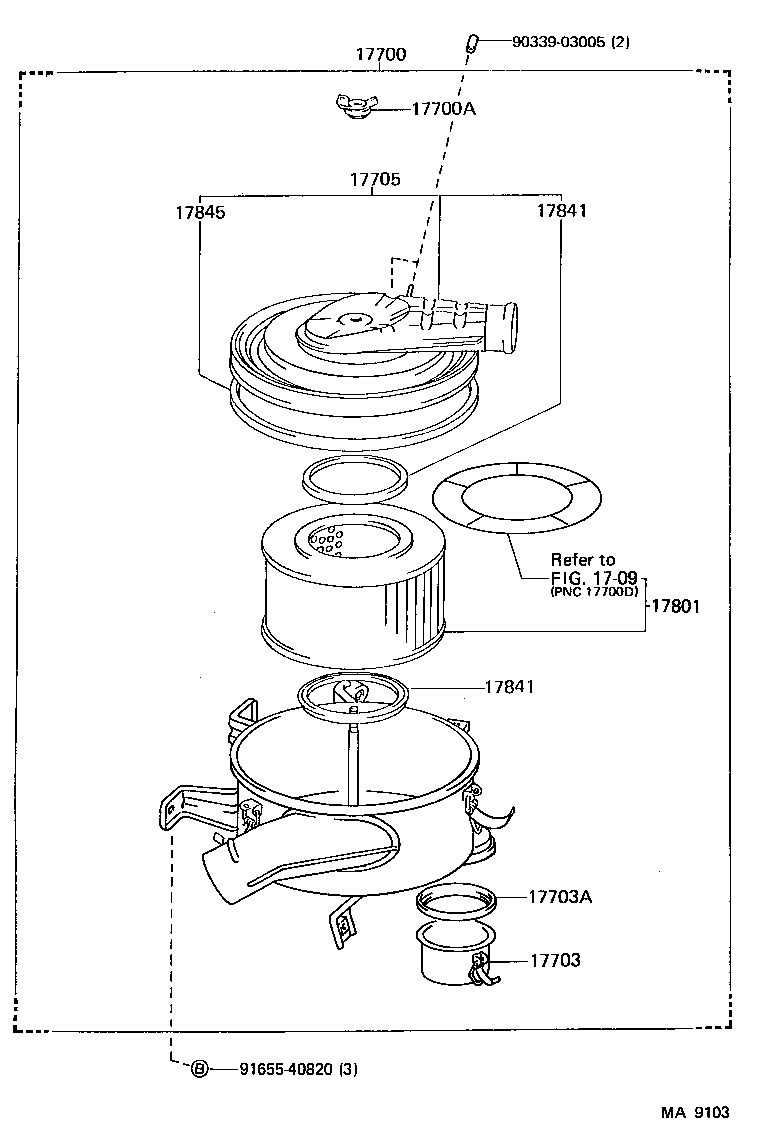 53208-90A00 DUCT, COOL AIR INTAKE, NO.2 product image