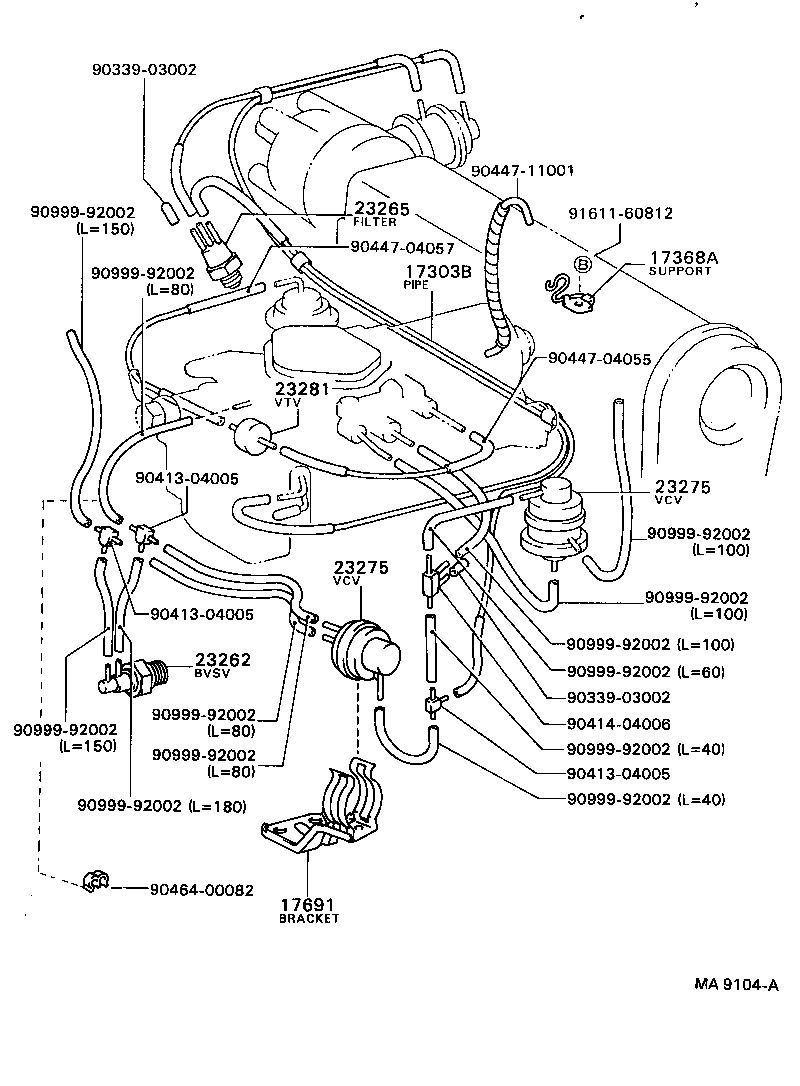 17630-70010 VALVE ASSY, AIR CONTROL product image
